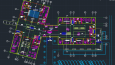 Tekstil Fabrikası Autocad Plan Kesit Görünüş Çizimleri