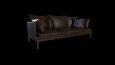 Couch Game Ready - Low Poly 3D Model