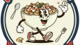 retro maskot logo