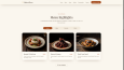 Kafe & Restoran için Modern Web Sitesi Tasarımı