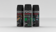 Axe/Valorant Deodorant Packaging Design and 3D Modeling
