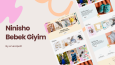 Niniso Bebek Giyim E-Ticaret Landing Page