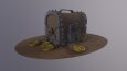 Stylized Chest / Game Ready / Low Poly / PBR 3D Model