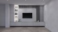 Tv Ünitesi Tasarımı Render