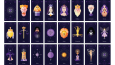 Vektör Tarot Kartı İllüstrasyonları