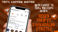 Kafe için Çekiliş çalışması