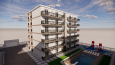 Sketchup 4 Bloklu Site Tasarımı