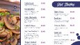 Deniz Turkish Kitchen için hazırlamış olduğum menü çalışması 