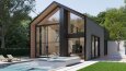 Modern Cephe Tasarımı ile Doğayla Uyumlu Villa Renderı