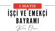 Şireketiniz ve şahsınıza özel 1 Mayıs tasarımı.