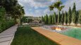 3D Modelleme - Villa Bahçesi