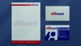 Viarent - Oto kiralama markası için logo ve kurumsal kimlik
