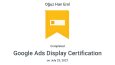 Sertifikalarım: ADS | ANALYTICS | GTM