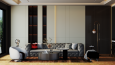 LUXURY LIVING ROOM DESIGN & RENDER