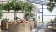 Sera Kafe İç Mekan Tasarımı ve 3D Render