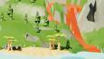 LowPoly Pirate Looking For Treasure On Island