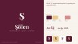 Şölen · Organizasyon logosu, davetiye ve masa kartı