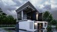 Villa Dış Mekan Tasarım, Model, Render ve Görselleştirme