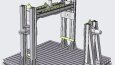 Traktör - iş makinası statik ve dinamik test standı
