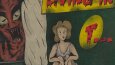 Korku Çizgi Romanı Temalı İllüstrasyon