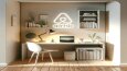 Airbnb Evleri için 3D İç Mekan Tasarımı