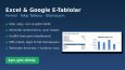 Stok ve Satış Takip Tablosu - Excel Pano