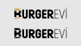 Burger Evi minimal logo çalışmaları