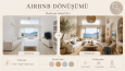 Airbnb evleri için fotojenik dekorasyon konsepti
