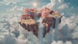 3d Island Render - Floating Island