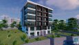 3 boyutlu apartman cephe tasarımı