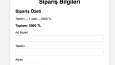 modern E-Ticaret Satış Sitesi -Web Geliştirme