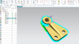 Basit parça için Siemens NX 12 ile CAM programı Yapılması