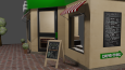 Cafe Tasarım Lowpoly Referansım