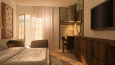 butik otel - 3d modelleme detay kesit 
