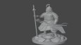 Cuman Kypchak warrior 3D baskı modeli