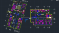 Tekstil Fabrikası Autocad Plan Kesit Görünüş Çizimleri