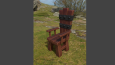 Low-Poly 3D Taht Modeli