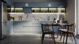 Modern Mutfak Tasarımı | 3D Render ve Uygulama Çizimi