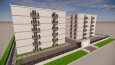 Sketchup 4 Bloklu Site Tasarımı