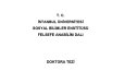 İstanbul Üniv.-Sosyal Bil. Enst. Tezler (Y. Lisans-Doktora)