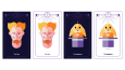 Vektör Tarot Kartı İllüstrasyonları