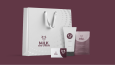 milk and cheese konsept ve logo tasarımı