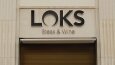 LOKS Steak & Wine Restaurant Logo Design