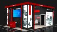 Fuar Standı -Ahşap Stand 3D Modelleme