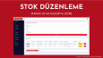 Stok Analizi ve Takip Sistemi