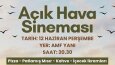 Delibal Açık Hava Sinema Etkinliği Afiş Tasarımı