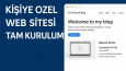 Kullanıcıya özel web sitesi kurulum ve tam özelleştirme
