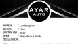 AYAR AUTO-Kurumsal Kimlik