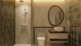 butik otel - 3d modelleme detay kesit 