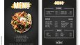 Restaurantın etkileyici tanıtımı için broşür tasarımı   